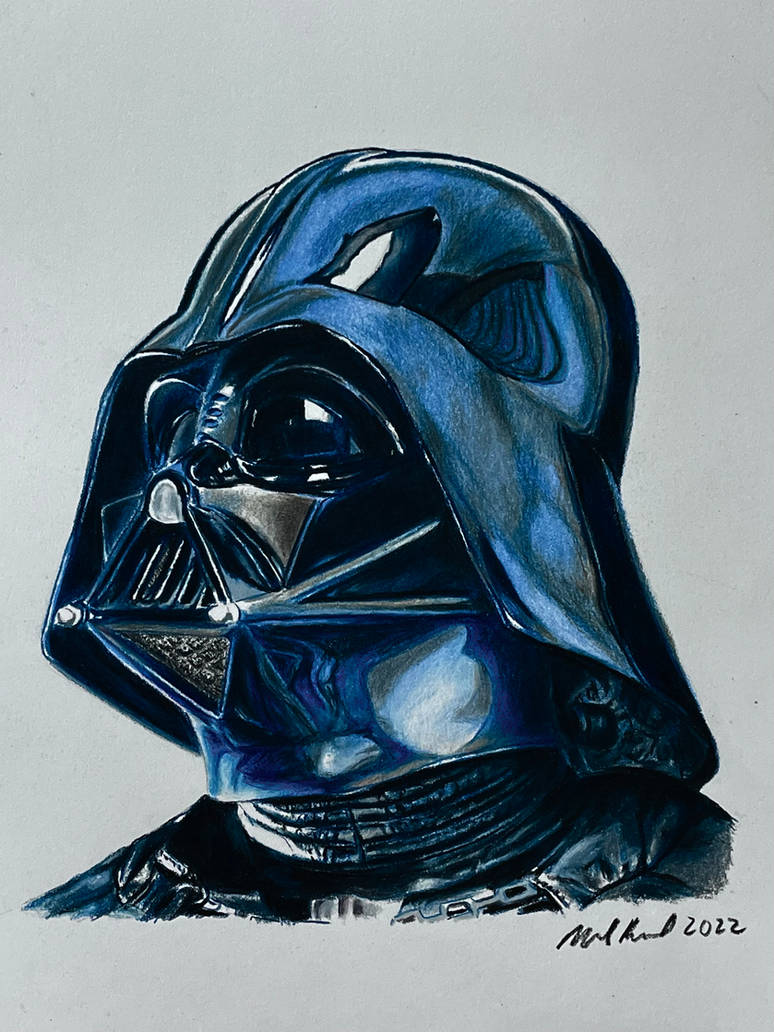 Darth Vader, a traditional drawing by Mark Russinovich