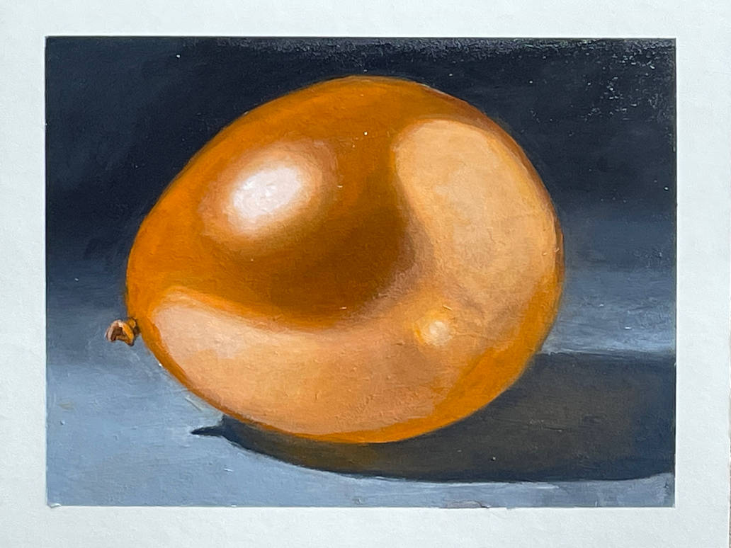 Orange Balloon, a traditional drawing by Mark Russinovich